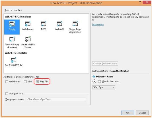 Application template